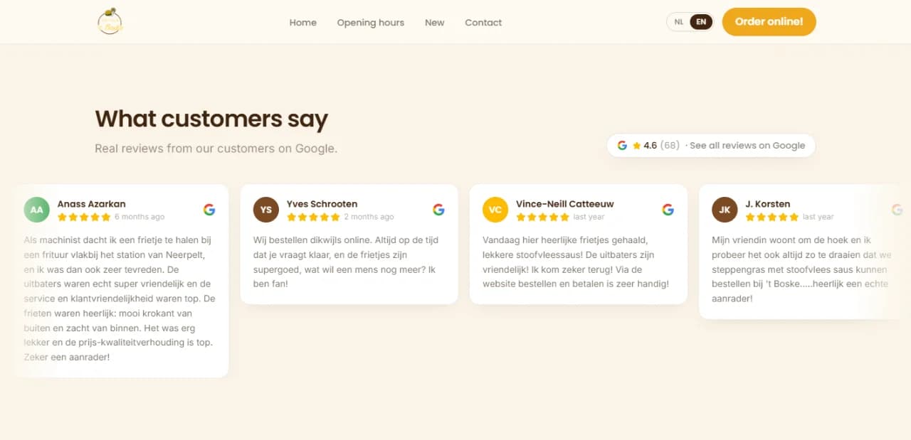 What customers say