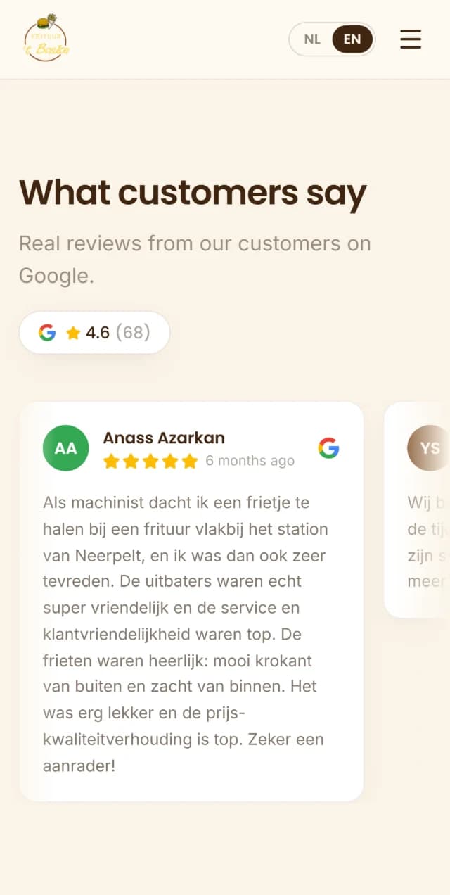 What customers say