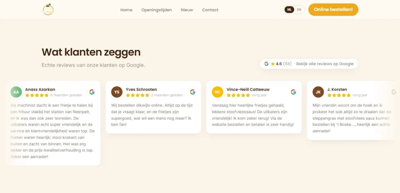 Wat klanten zeggen